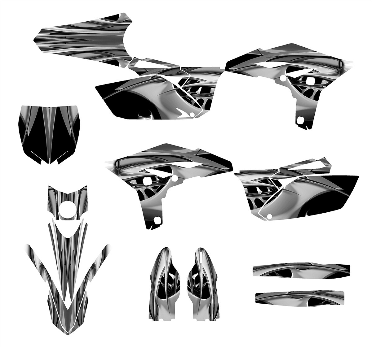 2010-2013 YZ250F graphics decal kit