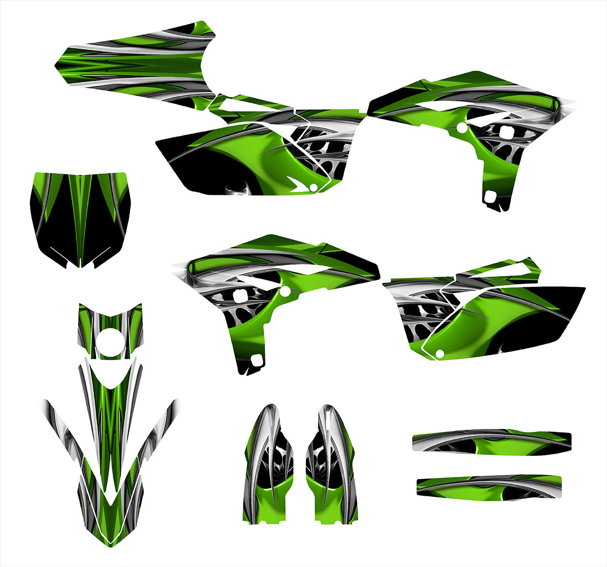 2010-2013 YZ250F graphics decal kit