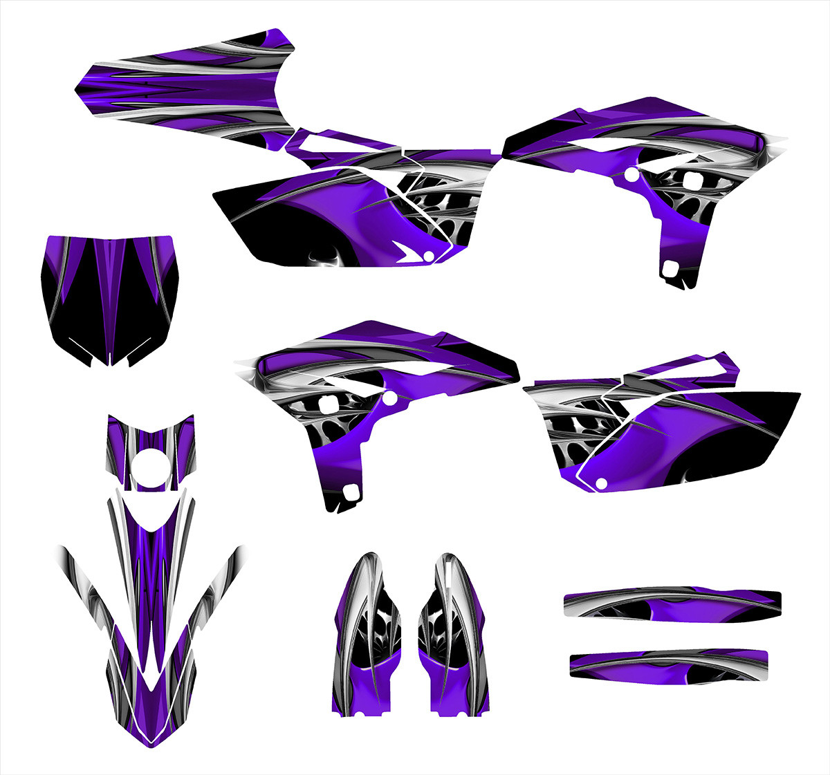 2010-2013 YZ250F graphics decal kit