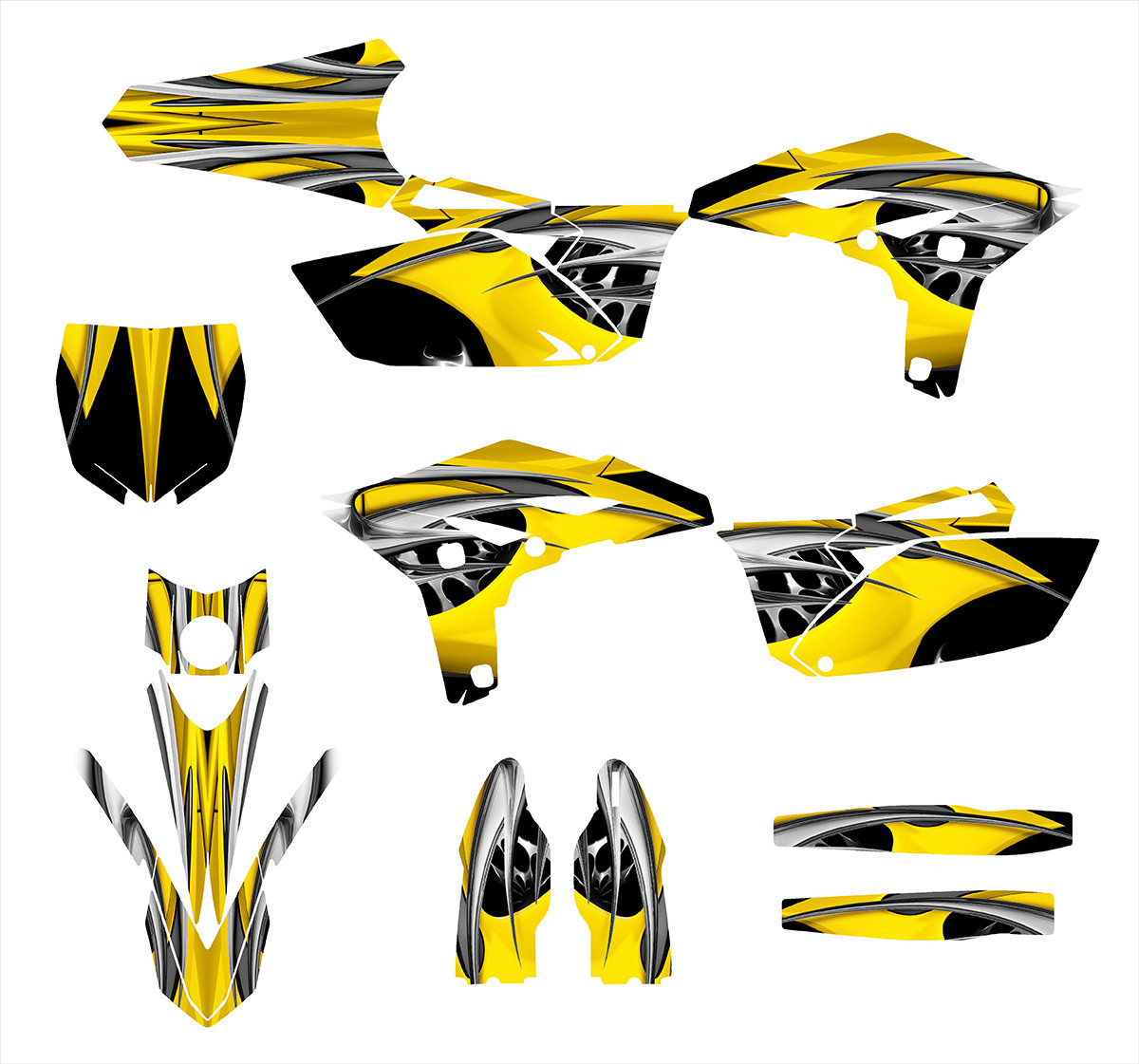 2010-2013 YZ250F graphics decal kit