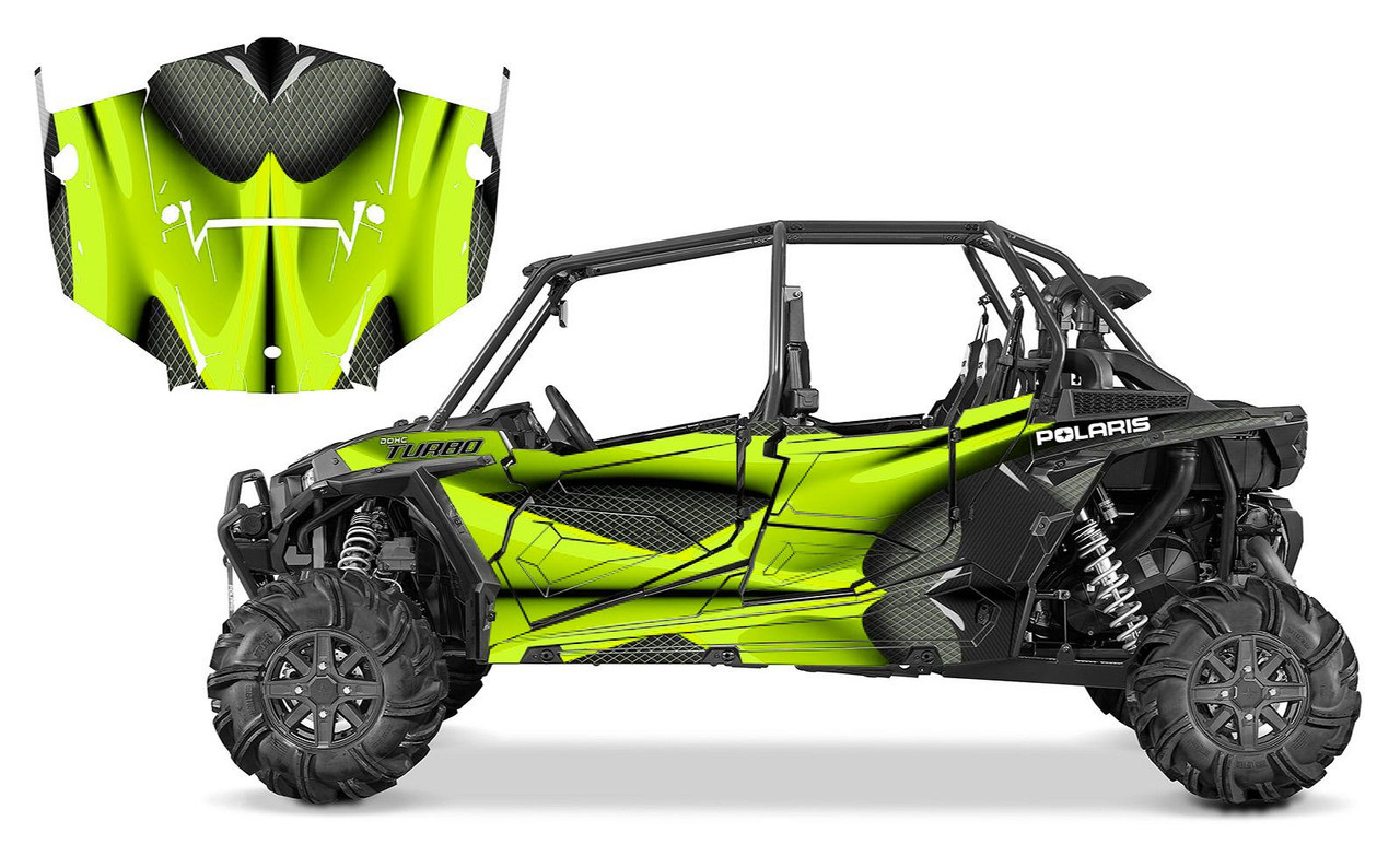 Polaris RZR4 1000 custom graphics for 2015 - 2018