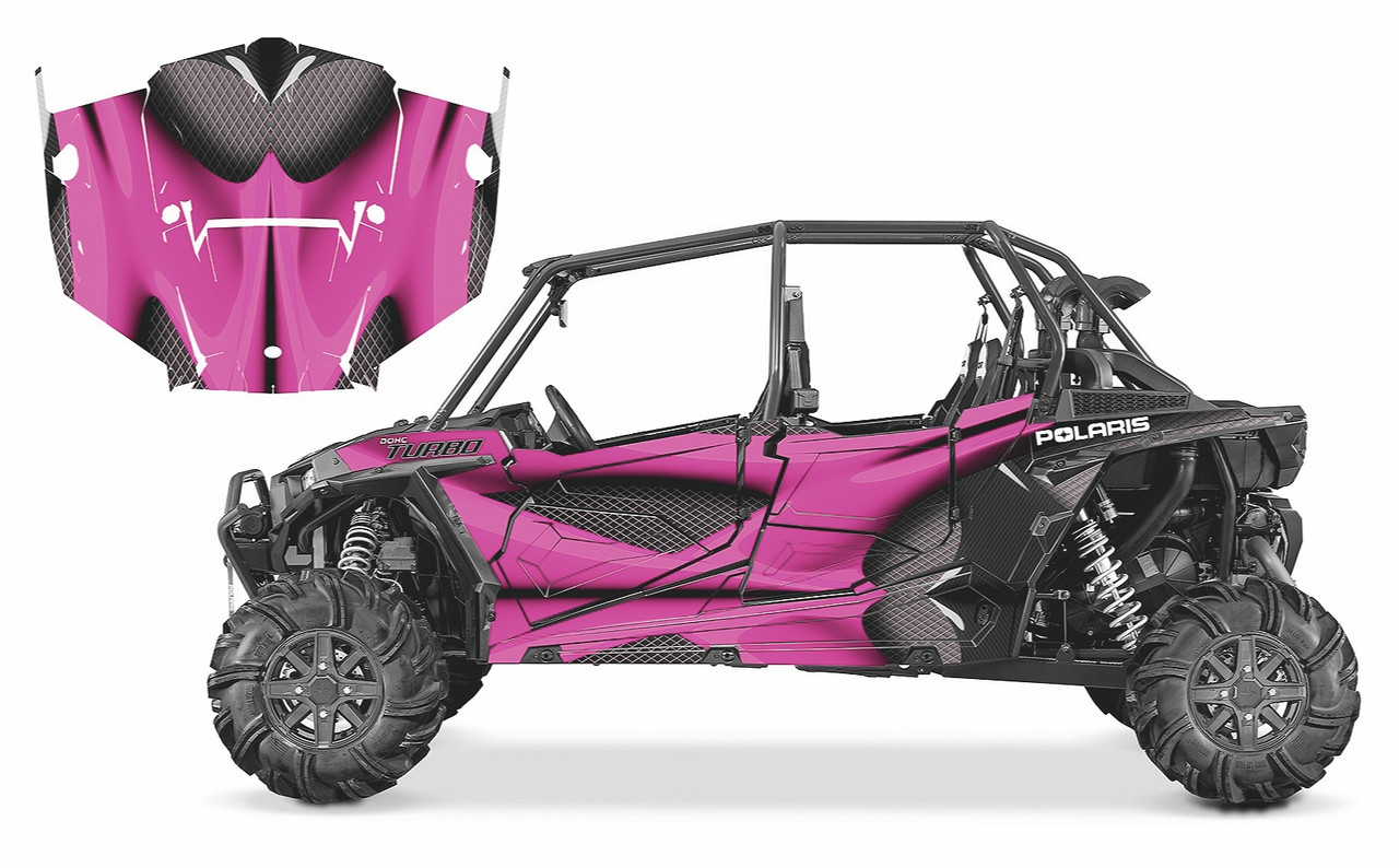 Polaris RZR4 1000 custom graphics for 2015 - 2018
