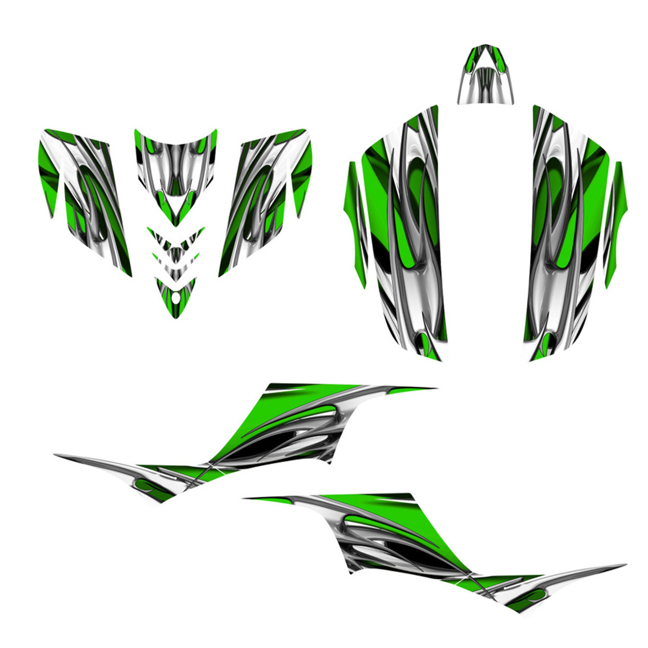 Kawasaki KFX 700 graphics kit by Allmotorgraphics