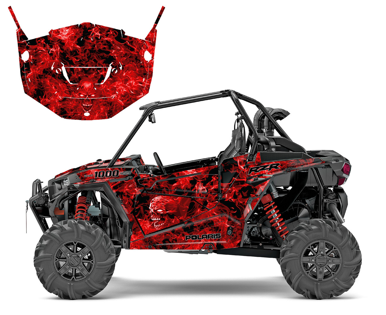 Polaris unique Rimember mono palette セット Polaris RZR 1000 custom graphics for 2014 - 2018 Design 2500