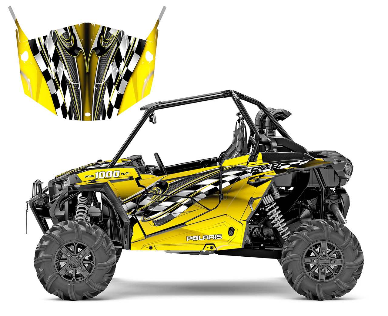 Polaris RZR 1000 custom graphics for 2014 - 2018 Design 2500