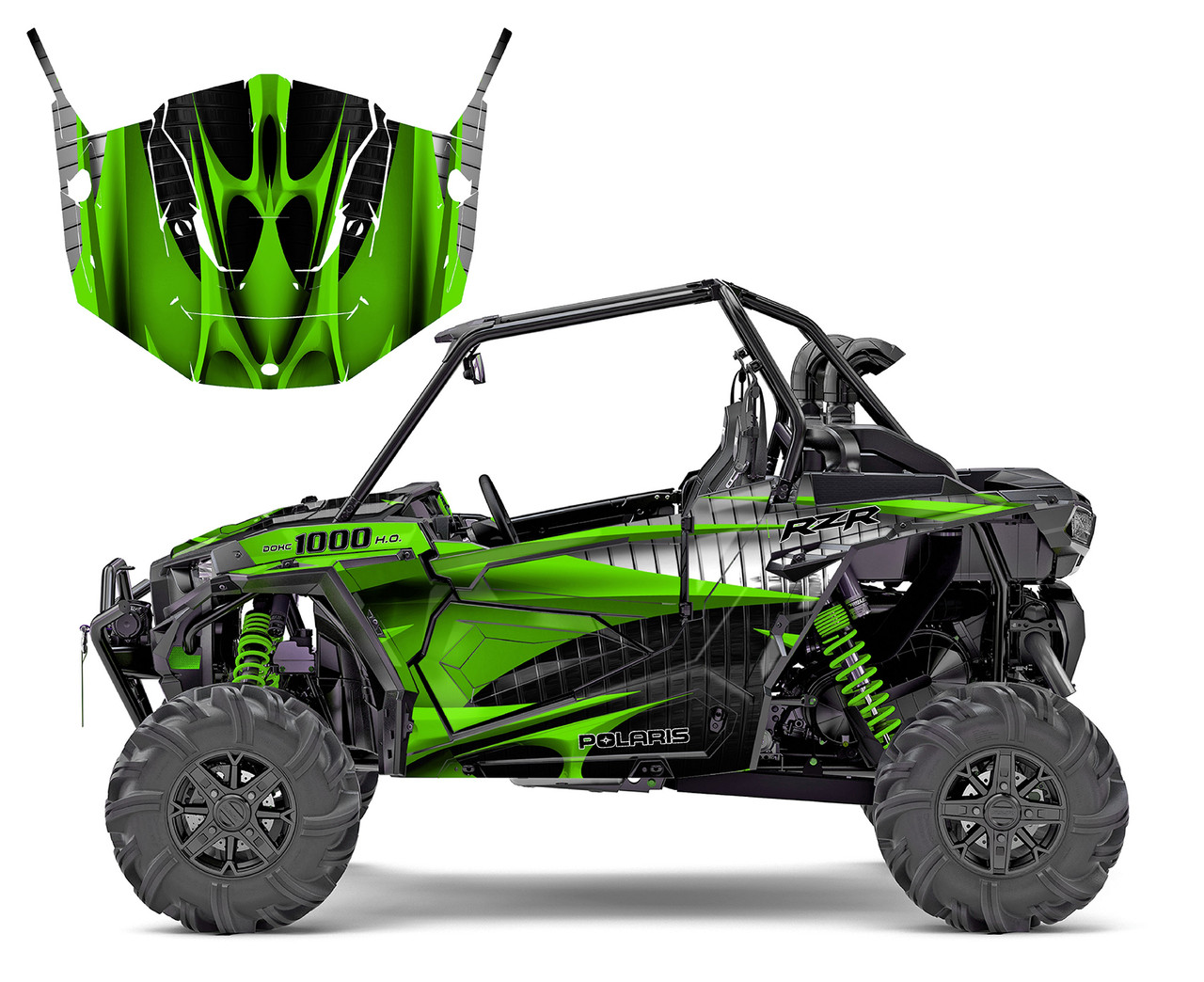 Polaris RZR 1000 custom graphics for 2014 - 2018 Design 1900