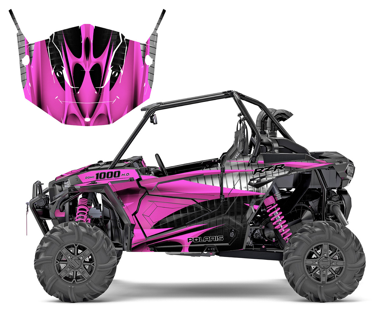 クロマキ様 オーダーページ Polaris RZR 1000 custom graphics for 2014 - 2018 Design 1900