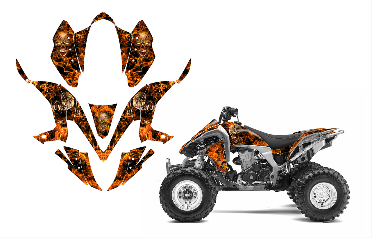 KFX 450R custom Graphics kit with full coverage #9500