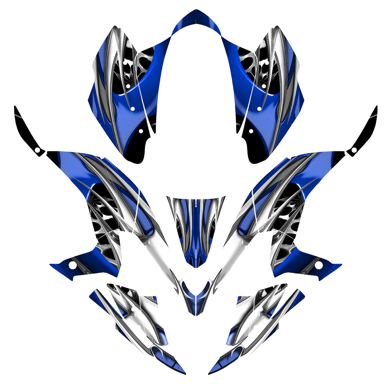 KFX 450R custom Graphics kit with full coverage #4444