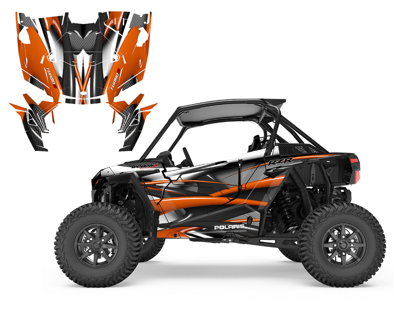 Polaris RZR 1000 XP Turbo S custom graphics for 2019-2023 Design 1533