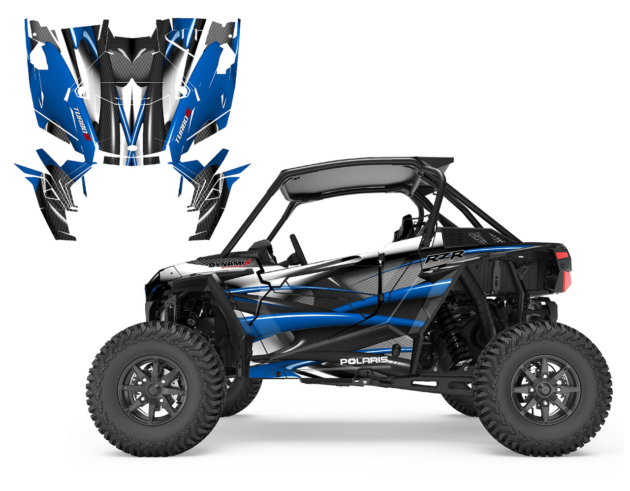 Polaris SEASON / 光と影 サイン入り Polaris RZR 1000 XP Turbo S custom graphics for 2019-2023 Design 1533