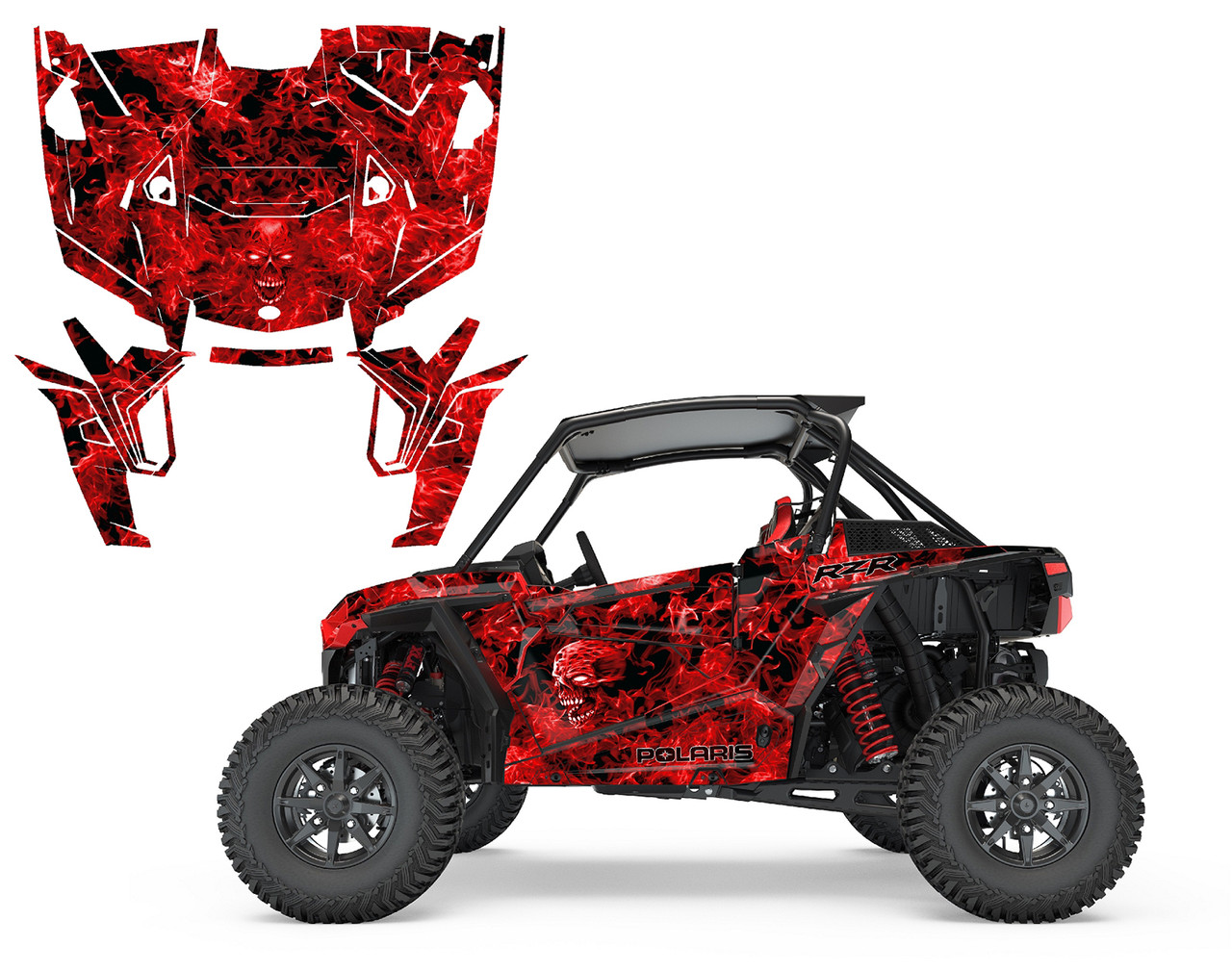 2019 - 23 RZR-1000 Turbo S, XP, Turbo XP, Design 9500 Zombie