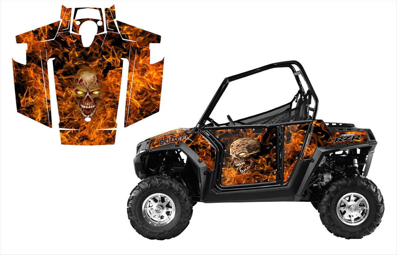 Polaris RZR 800 fits 2007-2010 models Design 9500 Zombie