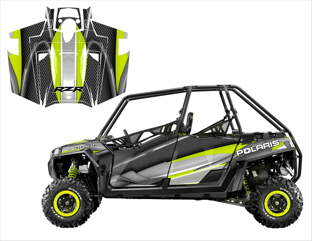 RZR4-900 4-SEATER 2011-2014 Design 5600