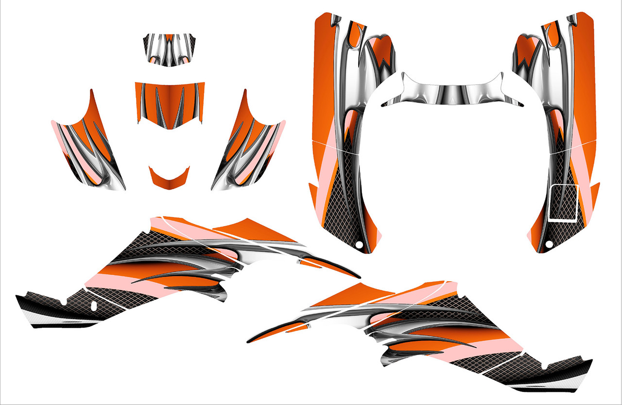 Suzuki LT-400Z Quadracer graphics kit design 1300