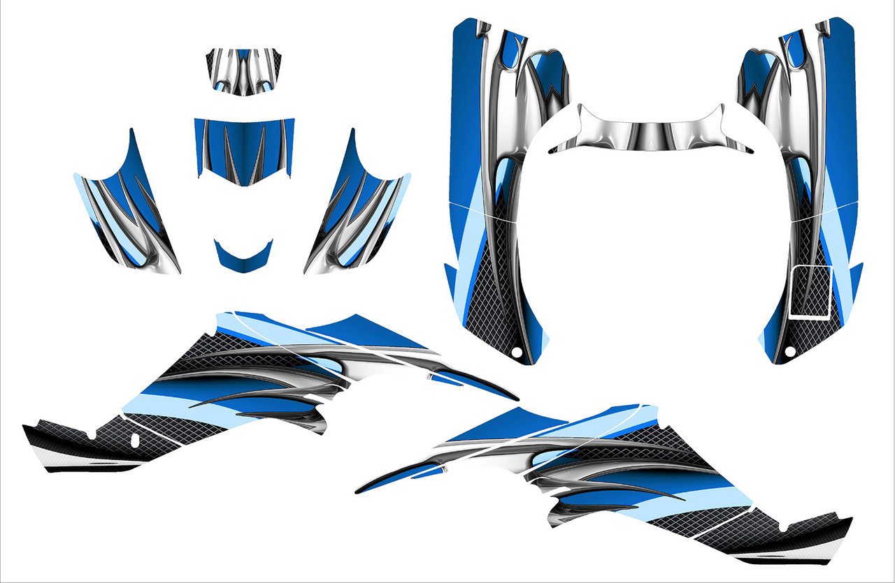 Suzuki LT-400Z Quadracer graphics kit design 1300