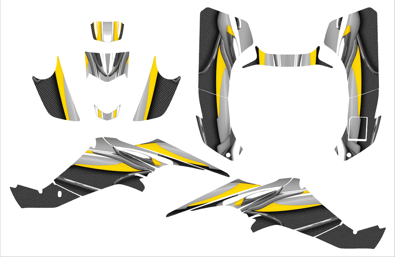Suzuki LT-400Z Quadracer graphics kit design 5600