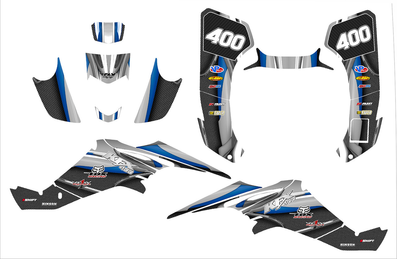 Kawaski KFX400 graphics kit design 5600