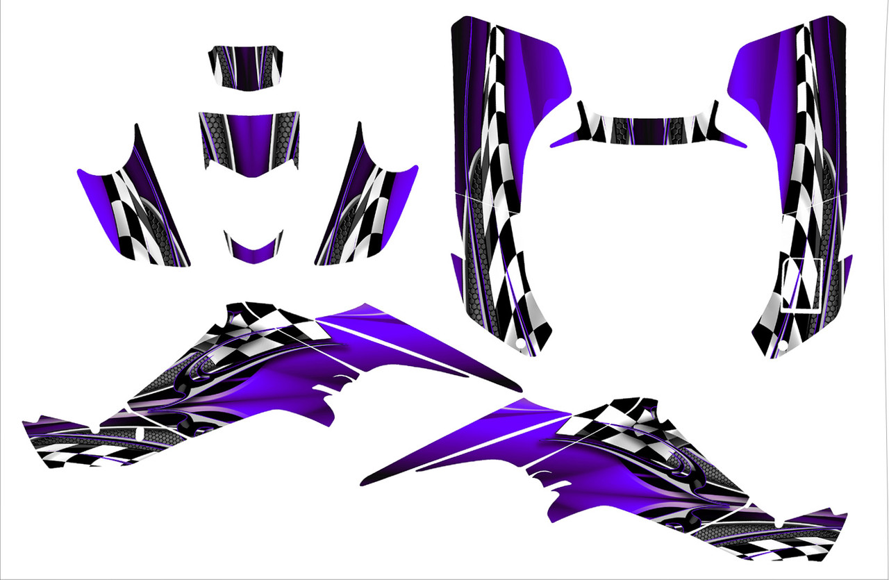 Kawasaki KFX400 graphics kit design 2500