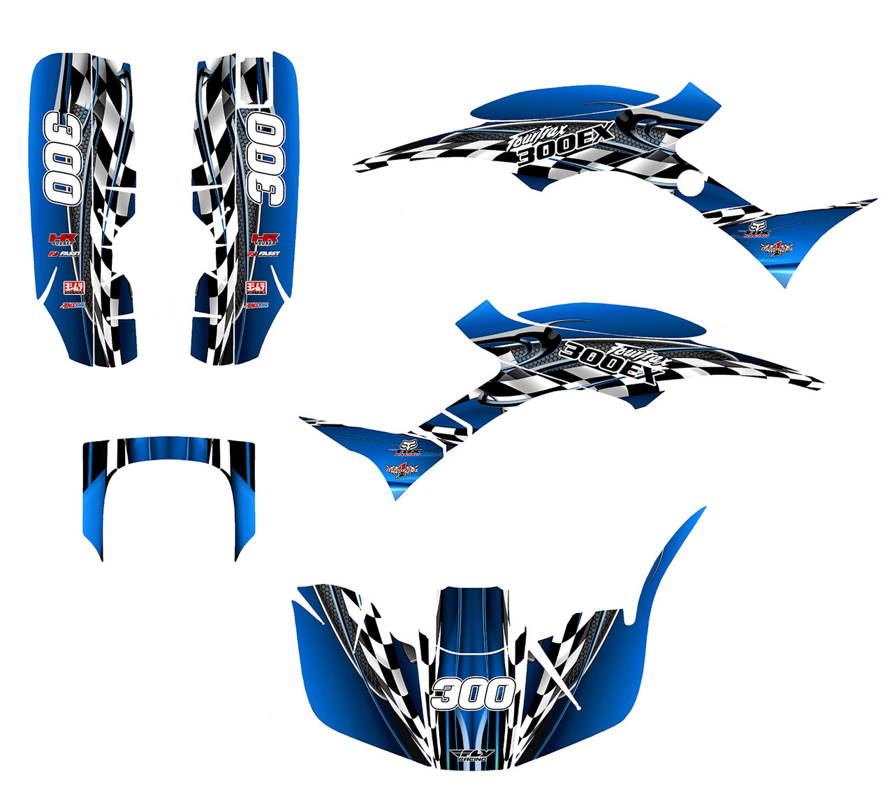 Honda TRX300EX graphics 1993-2006 design 2500