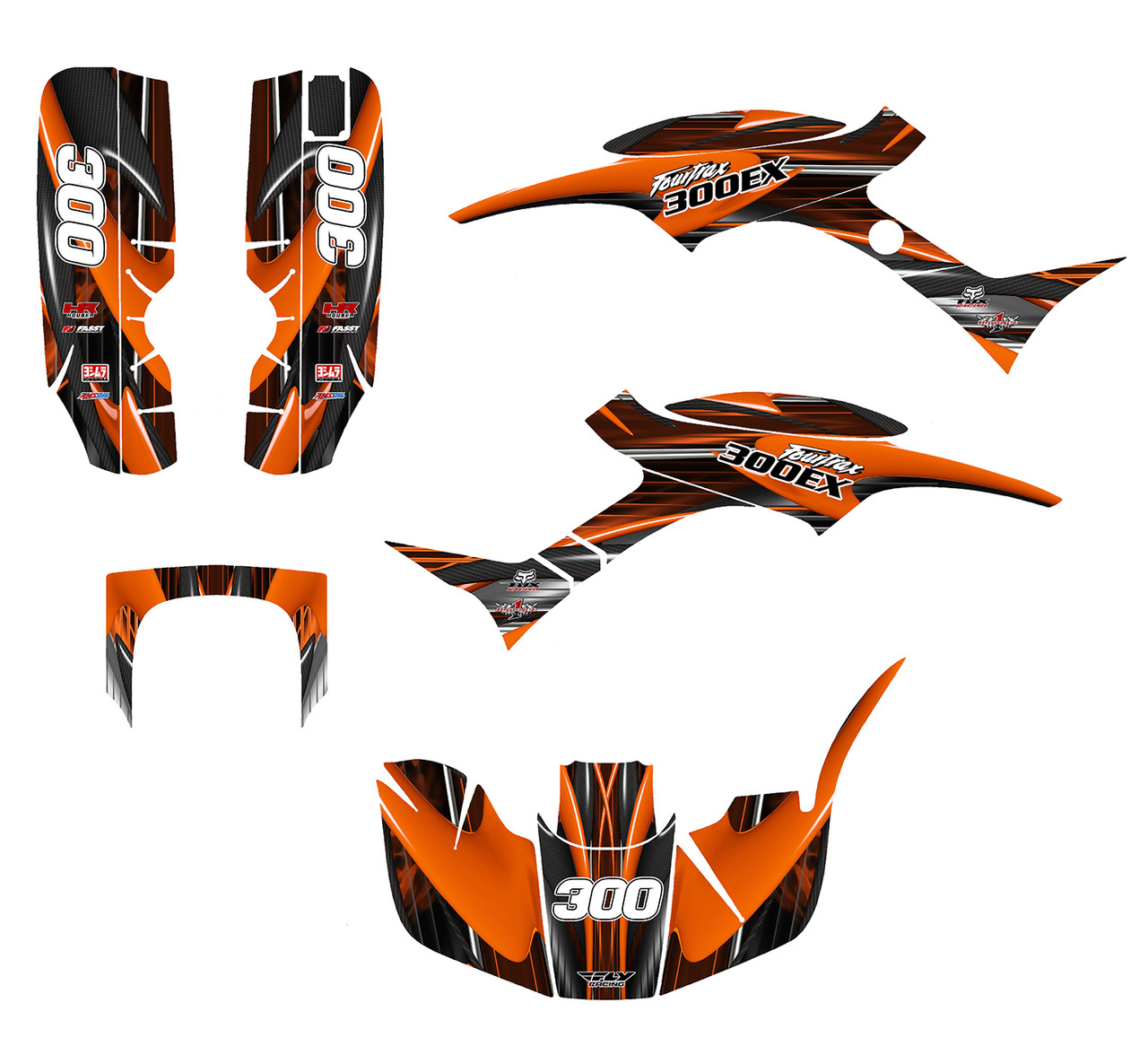 Honda TRX300EX graphics 1993-2006 design 3333