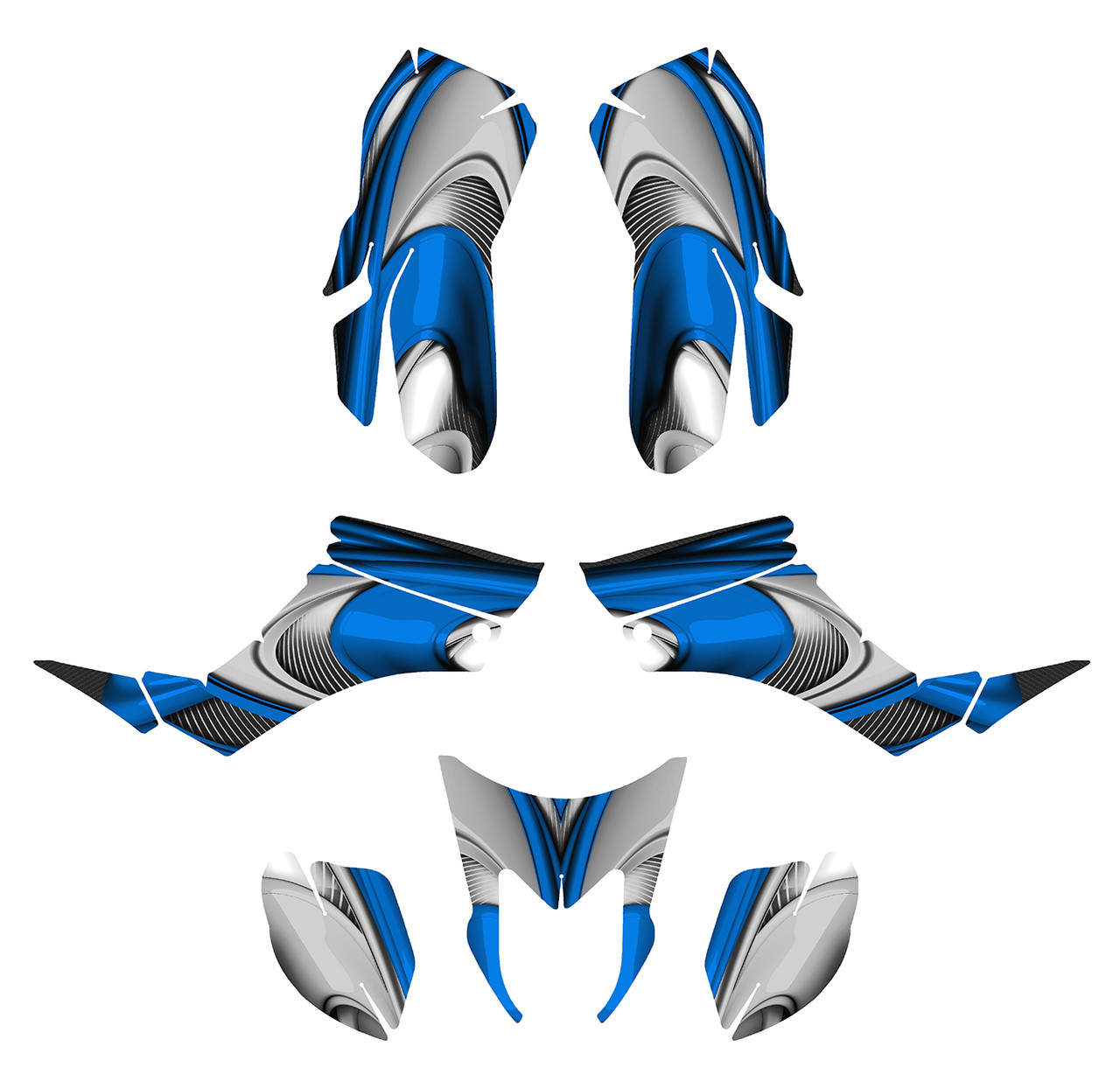 Suzuki LTZ 250 Quadracer graphics design 3737