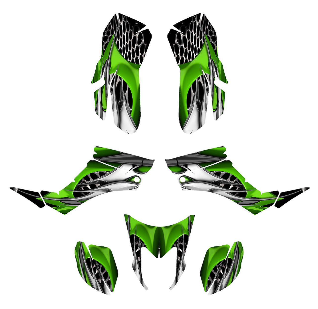 Suzuki LTZ 250 Quadracer graphics design 4444