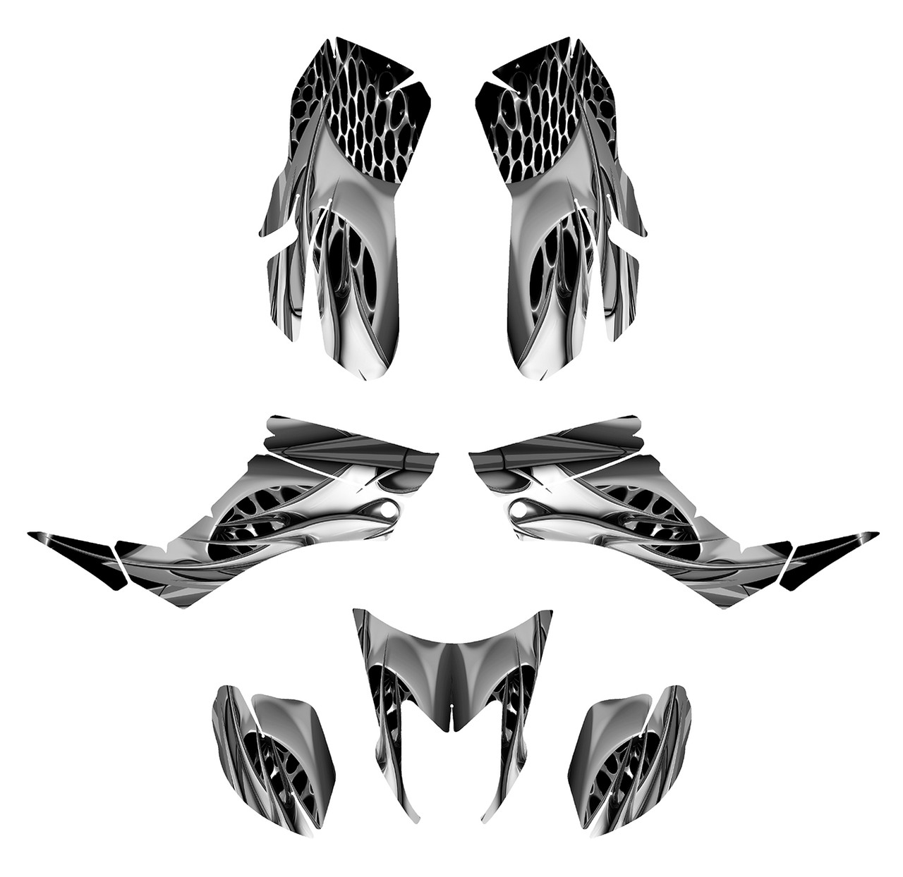 Suzuki LTZ 250 Quadracer graphics design 4444