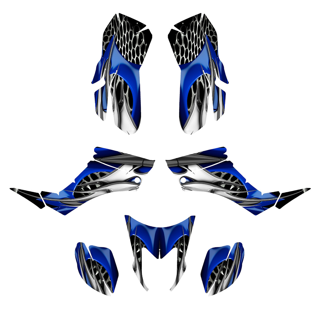 Suzuki LTZ 250 Quadracer graphics design 4444