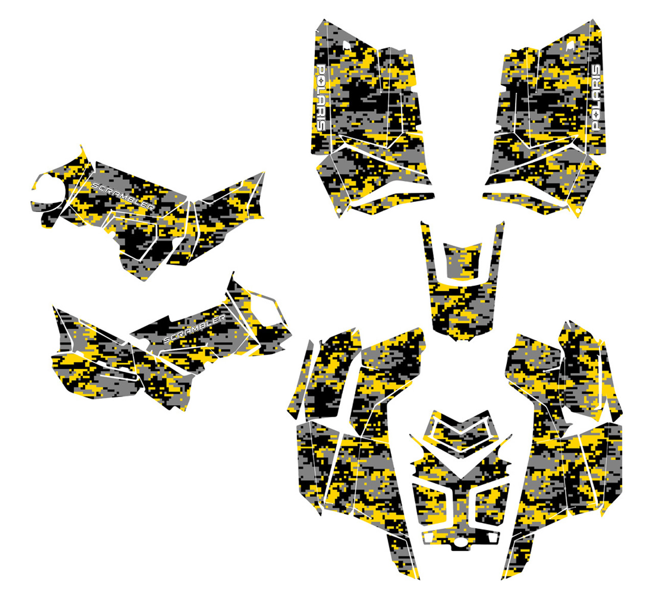 Digital Camo Can am  Scrambler graphics