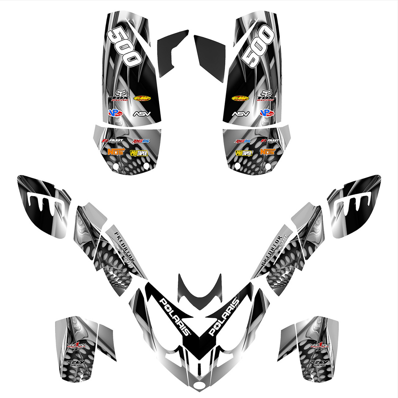 Polaris Predator graphics kit design 7777