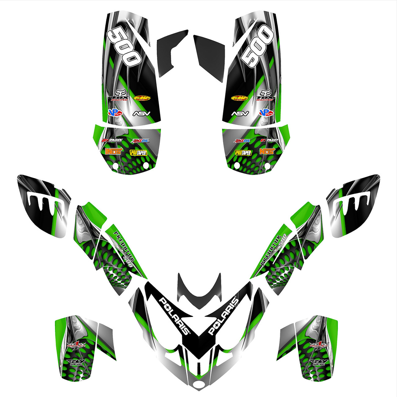 Polaris Predator graphics kit design 7777