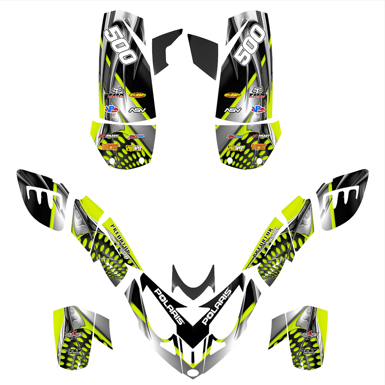 Polaris Predator graphics kit design 7777