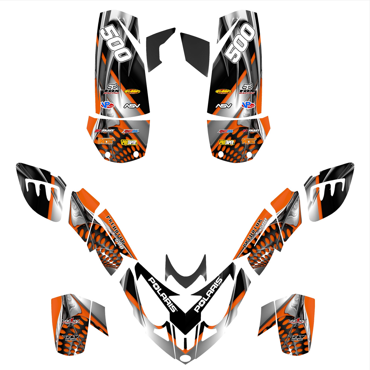 Polaris Predator graphics kit design 7777