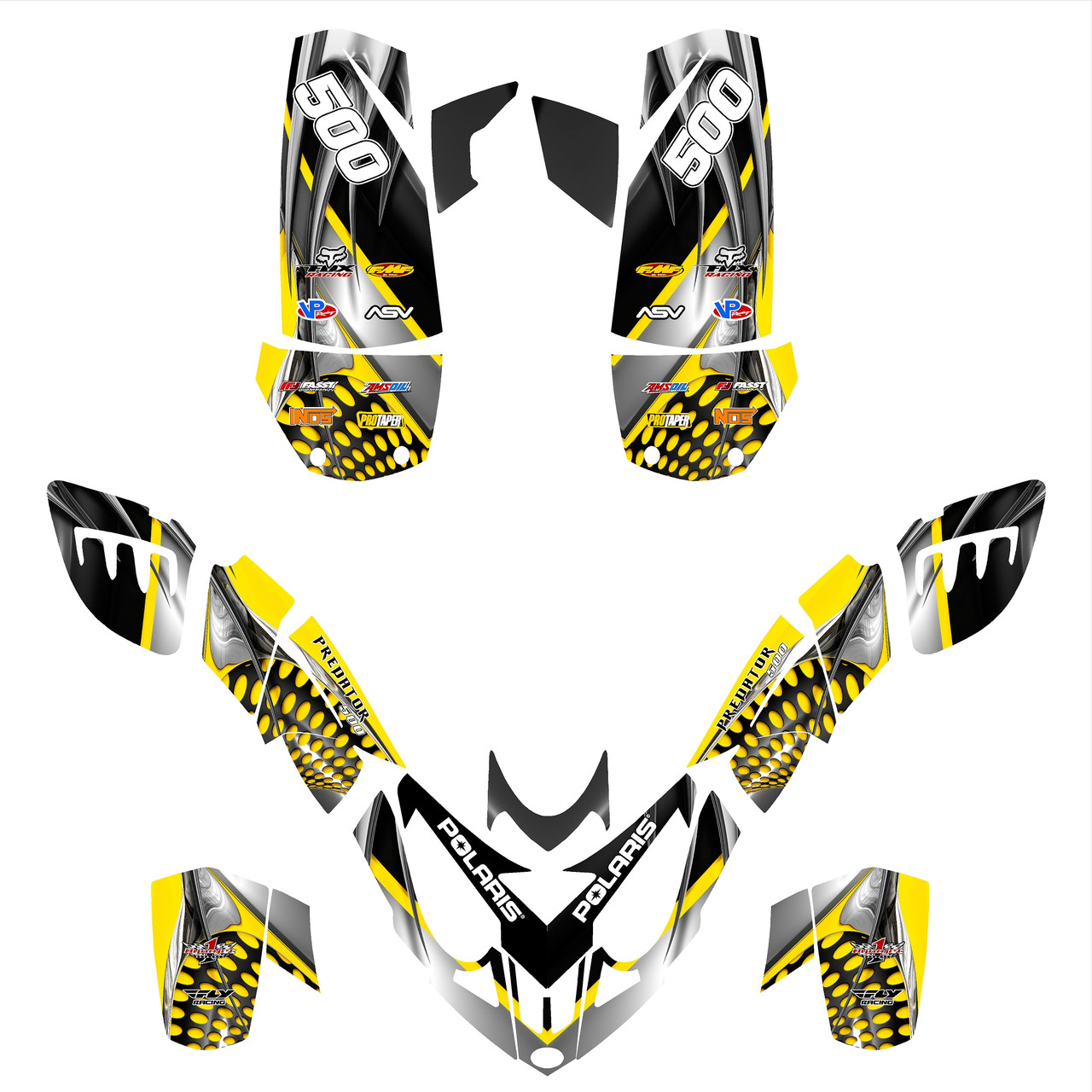 Polaris Predator graphics kit design 7777