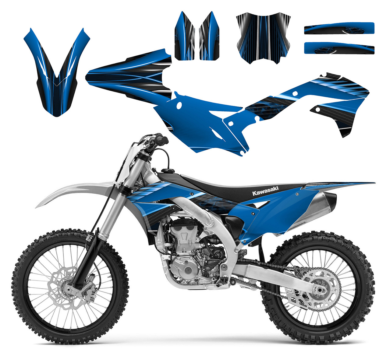 2016-2018 Kawasaki KX450F graphics kit Design 3333
