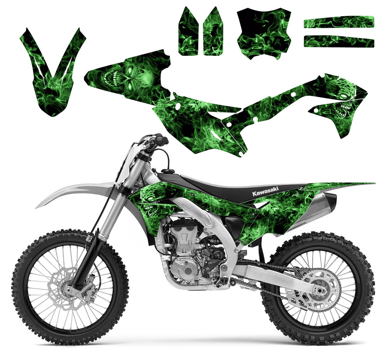2016-2018 Kawasaki KX450F graphics kit Design 9500
