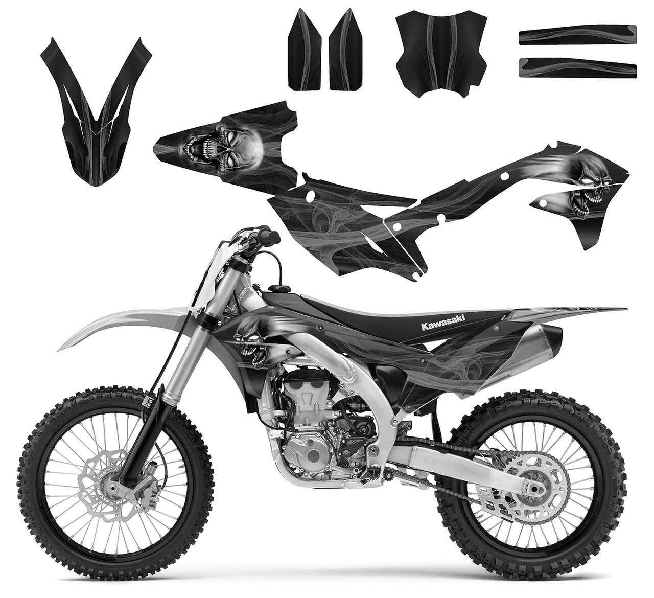 2016-2018 Kawasaki KX450F graphics kit Design 6666