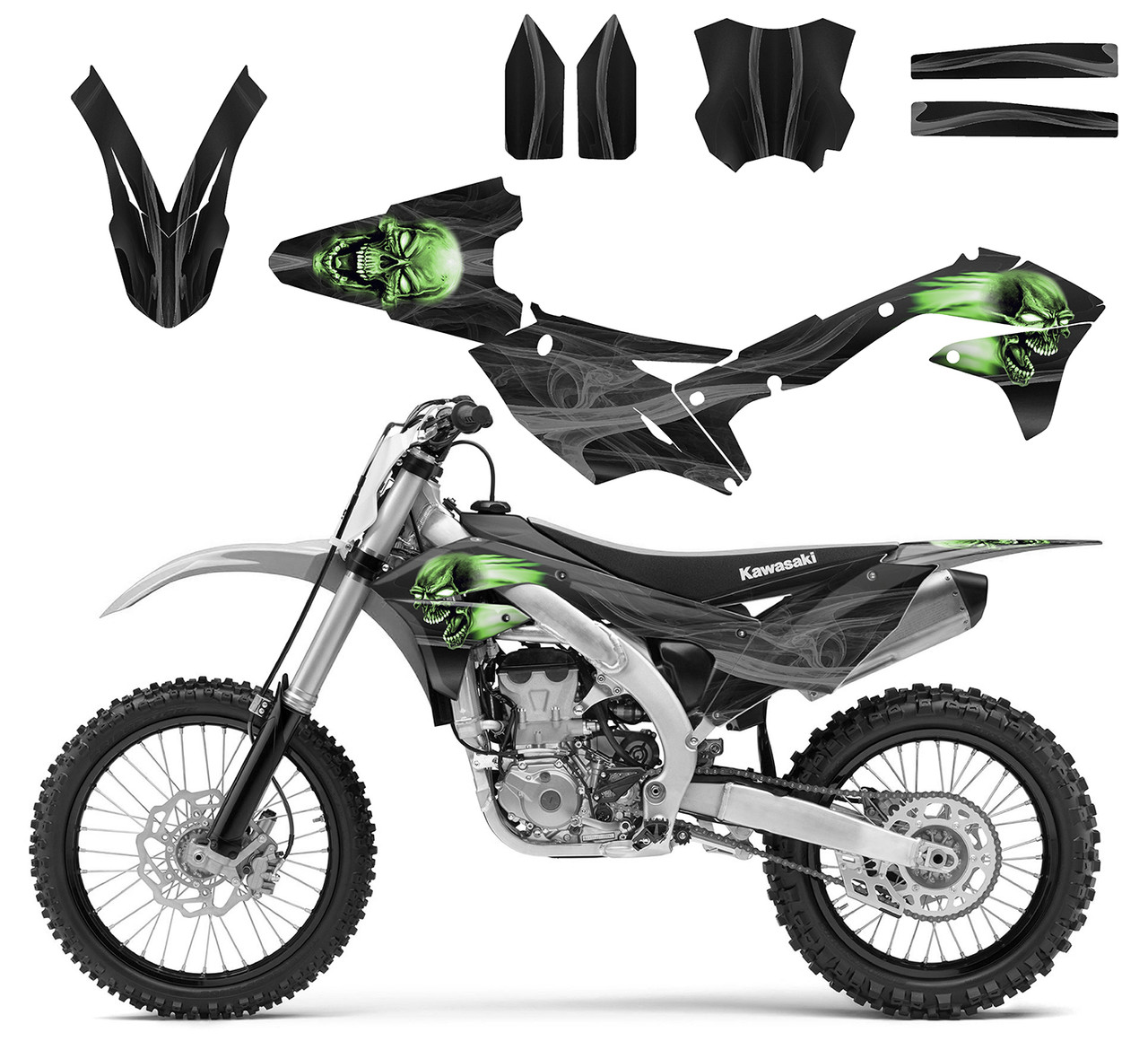 2016-2018 Kawasaki KX450F graphics kit Design 6666