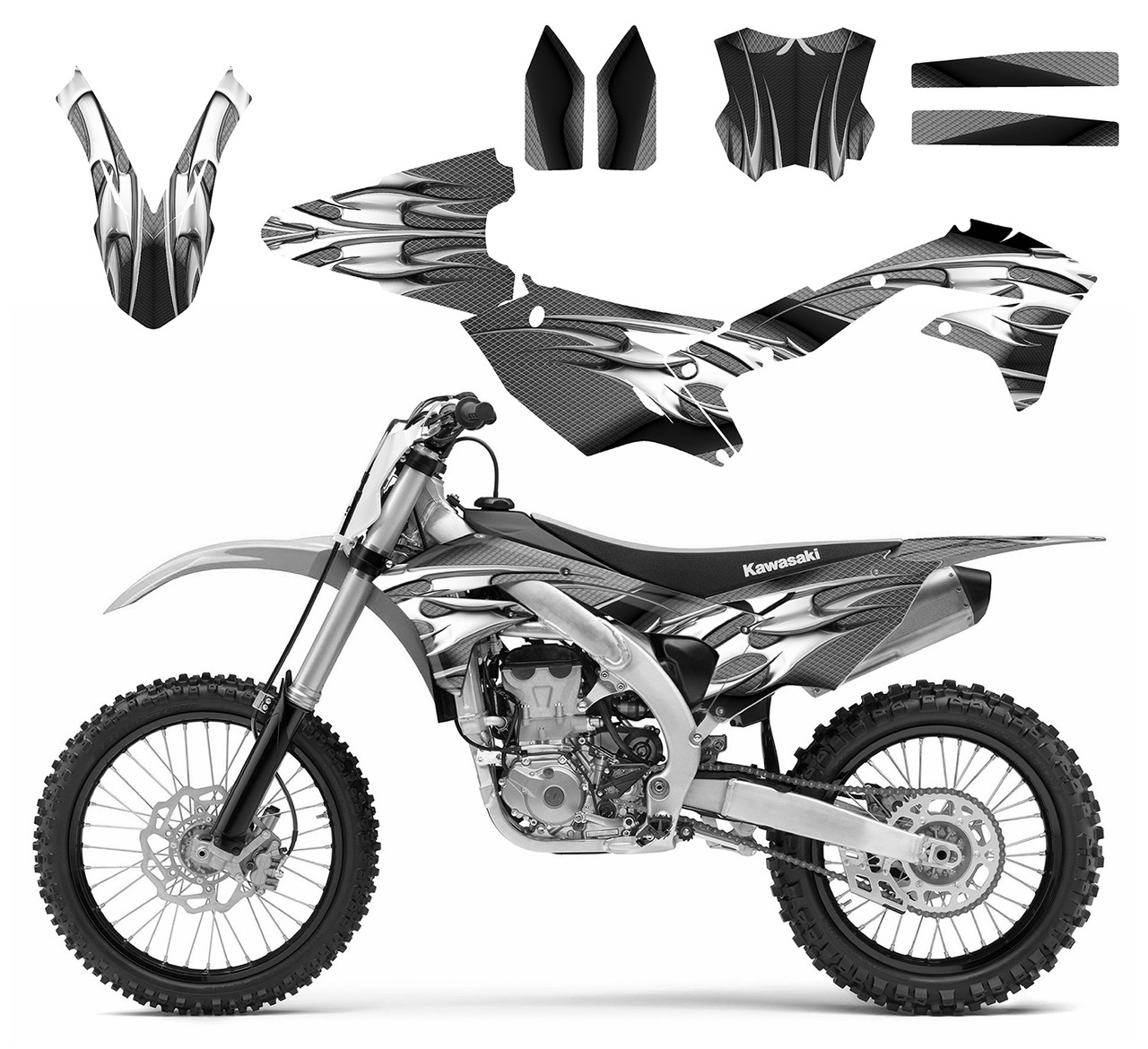 2016-2018 KX450F デカール グラフィック キット