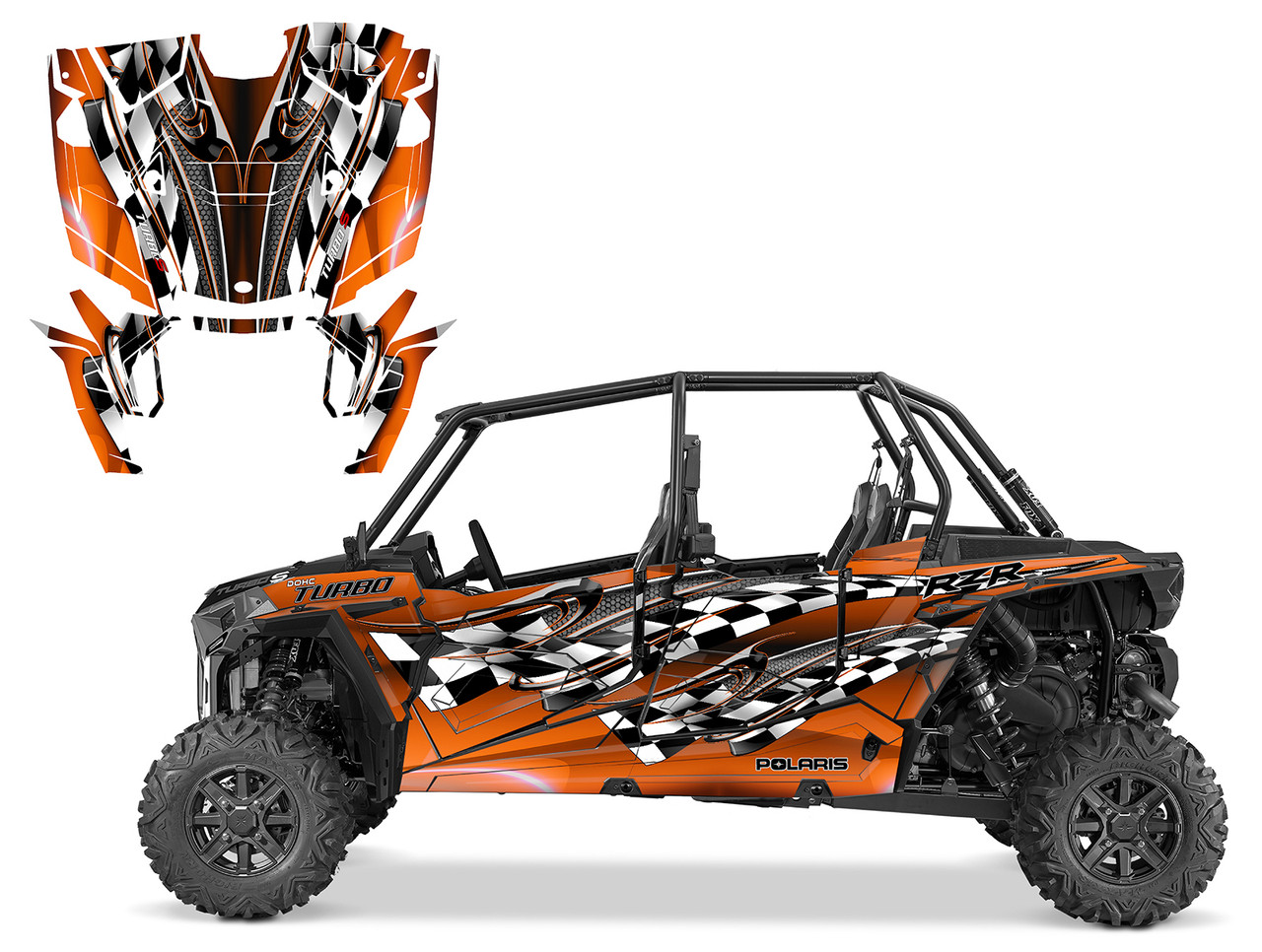 2019 Polaris RZR xp 4 Turbo s graphics with matching door wrap