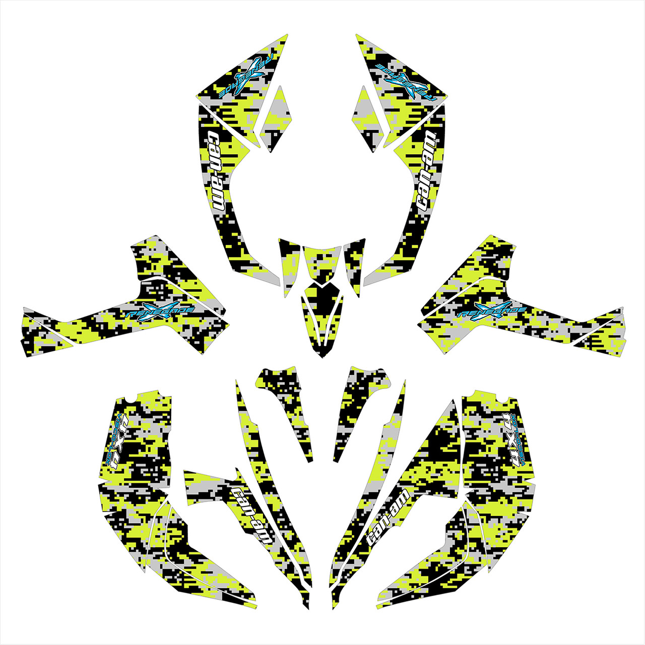 Renegade 800 1000 X R 2008-16-Digital Camo
