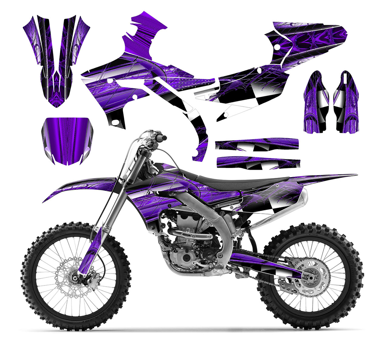 【2024最新作】ONE DELTA グラフィック YZ250F YZ450F 2014- YZ250FX YZ450FX 2015- デルタ デカール ステッカー、デカール