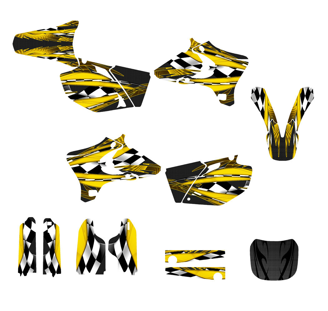2003-2005 Yamaha graphics decal kit design 3500