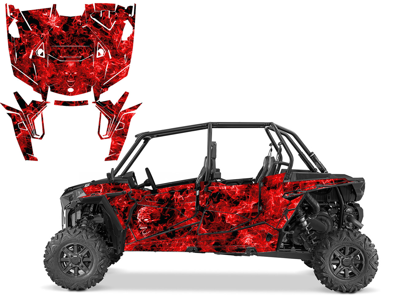 2019 XP4 Turbo S graphic wrap kit Zombie Design
