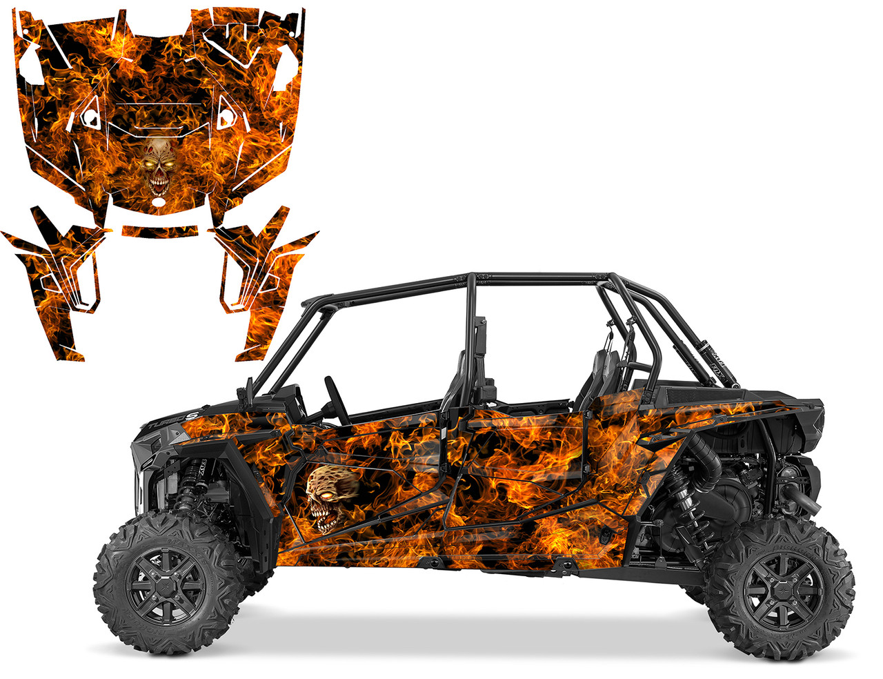 ゴマ様　オーダーページ　4/20 2019 XP4 Turbo S graphic wrap kit Zombie Design