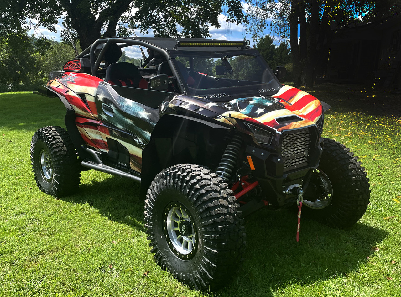 2021-23 Teryx KRX 1000 Tattered American Flag Design 9750