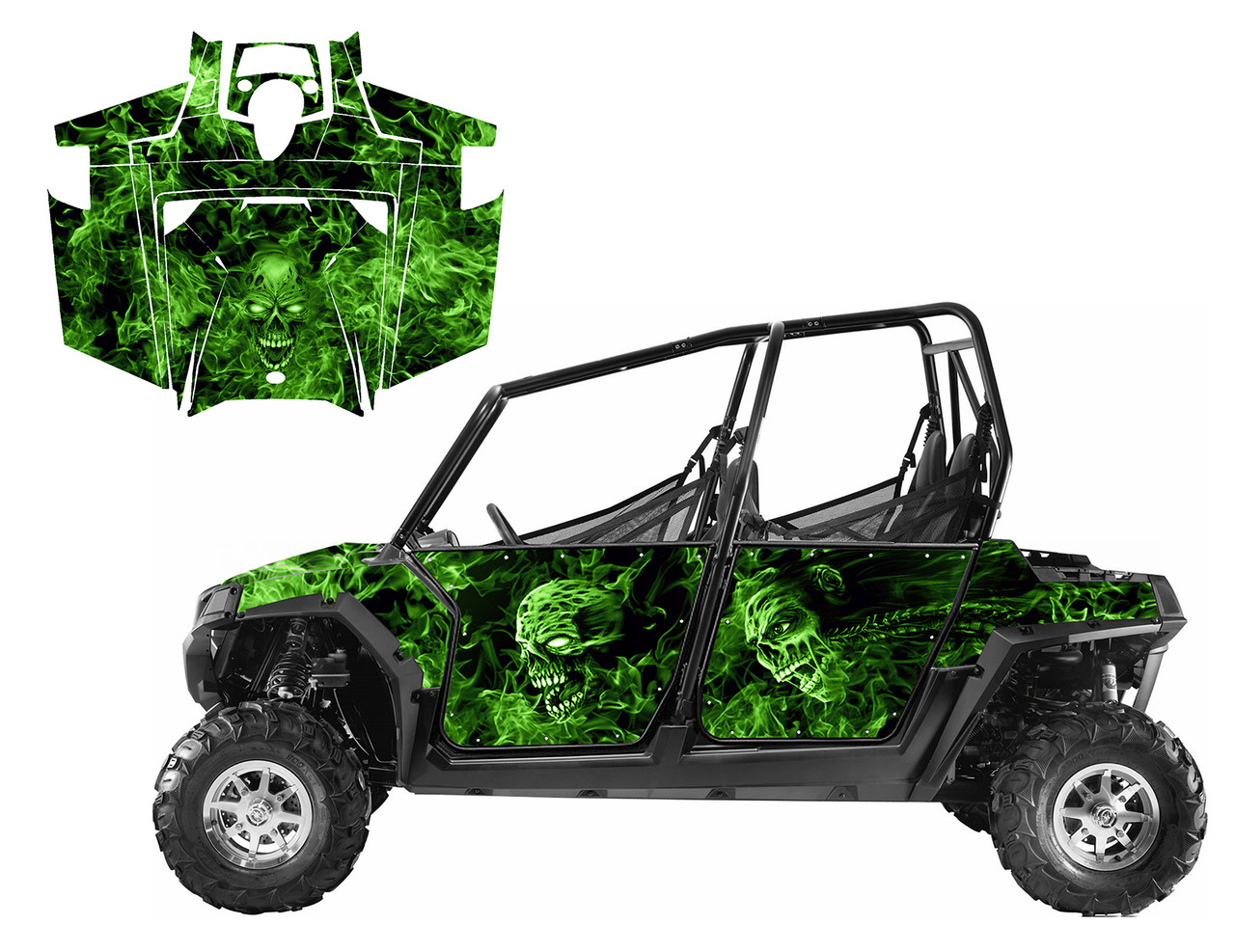 RZR4-800 4-SEATER 2011-2014 Design 9597 Zombies