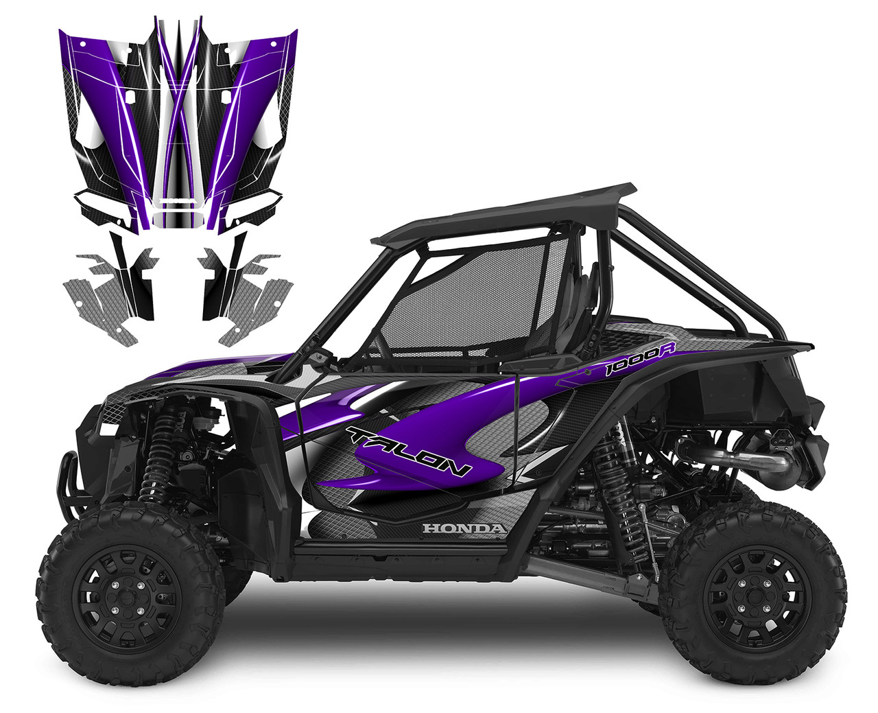 2022 Honda Talon graphic kit design 1533 purple