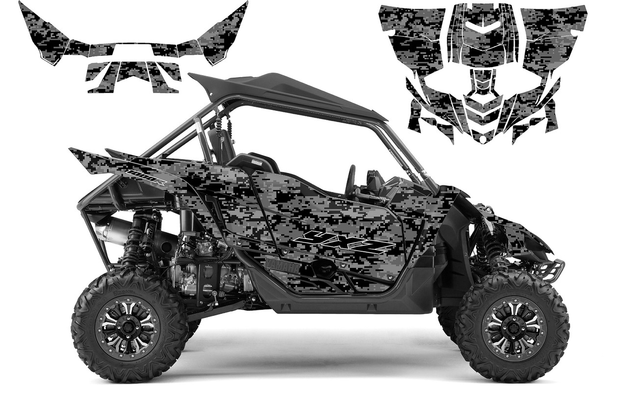 2015-2022 Yamaha YXZ 1000R graphics decal kit with Digital Camo design